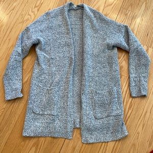 Gray cardigan